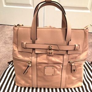 Henri Bendel Large Pink JetSetter Convertible bag
